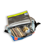 Stones Throw Messenger 7" Record Bag (Blue)