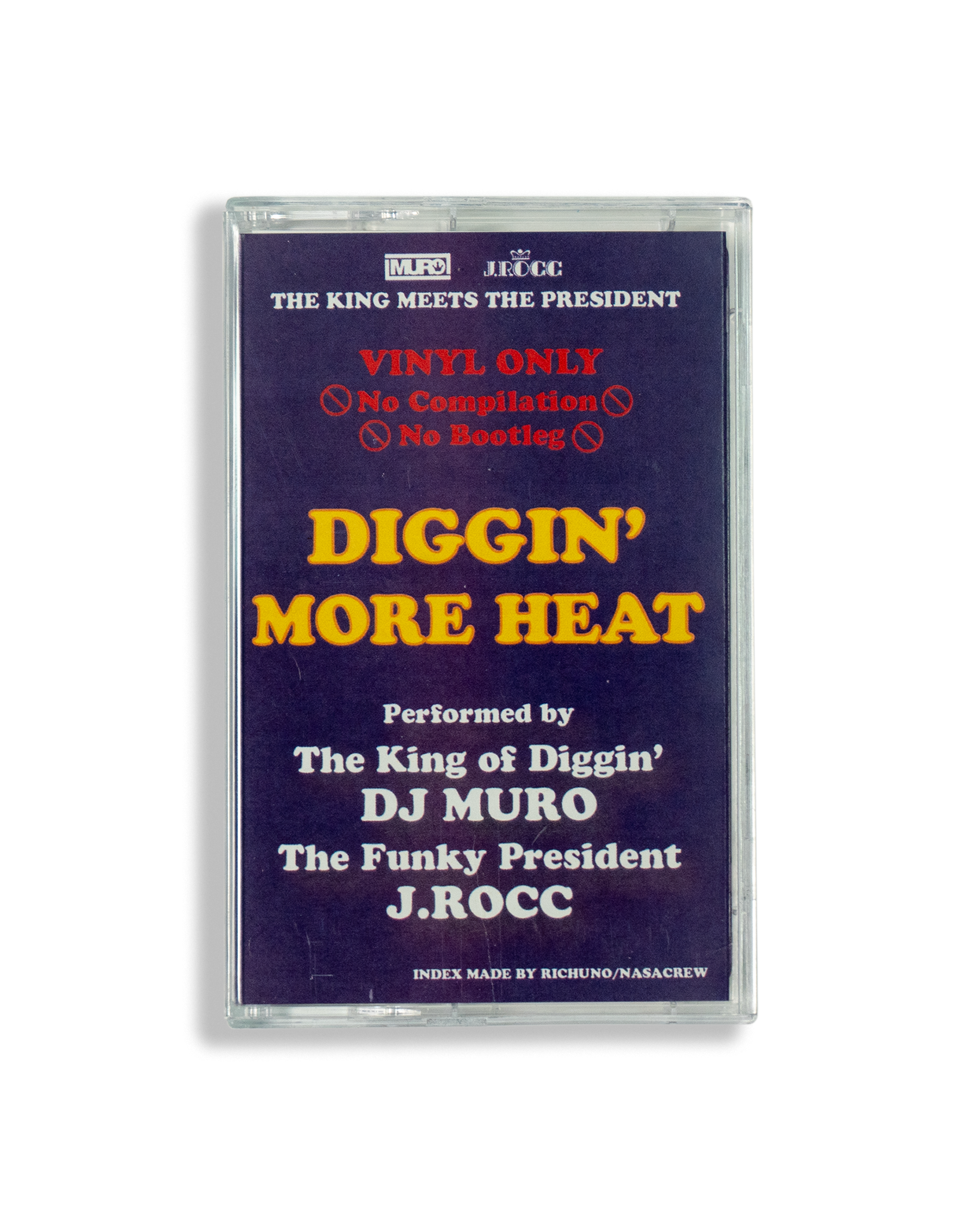 J. Rocc & Muro - Diggin' More Heat (Limited Edition Cassette J. Rocc & Muro - Diggin' More Heat (Limited Edition Cassette