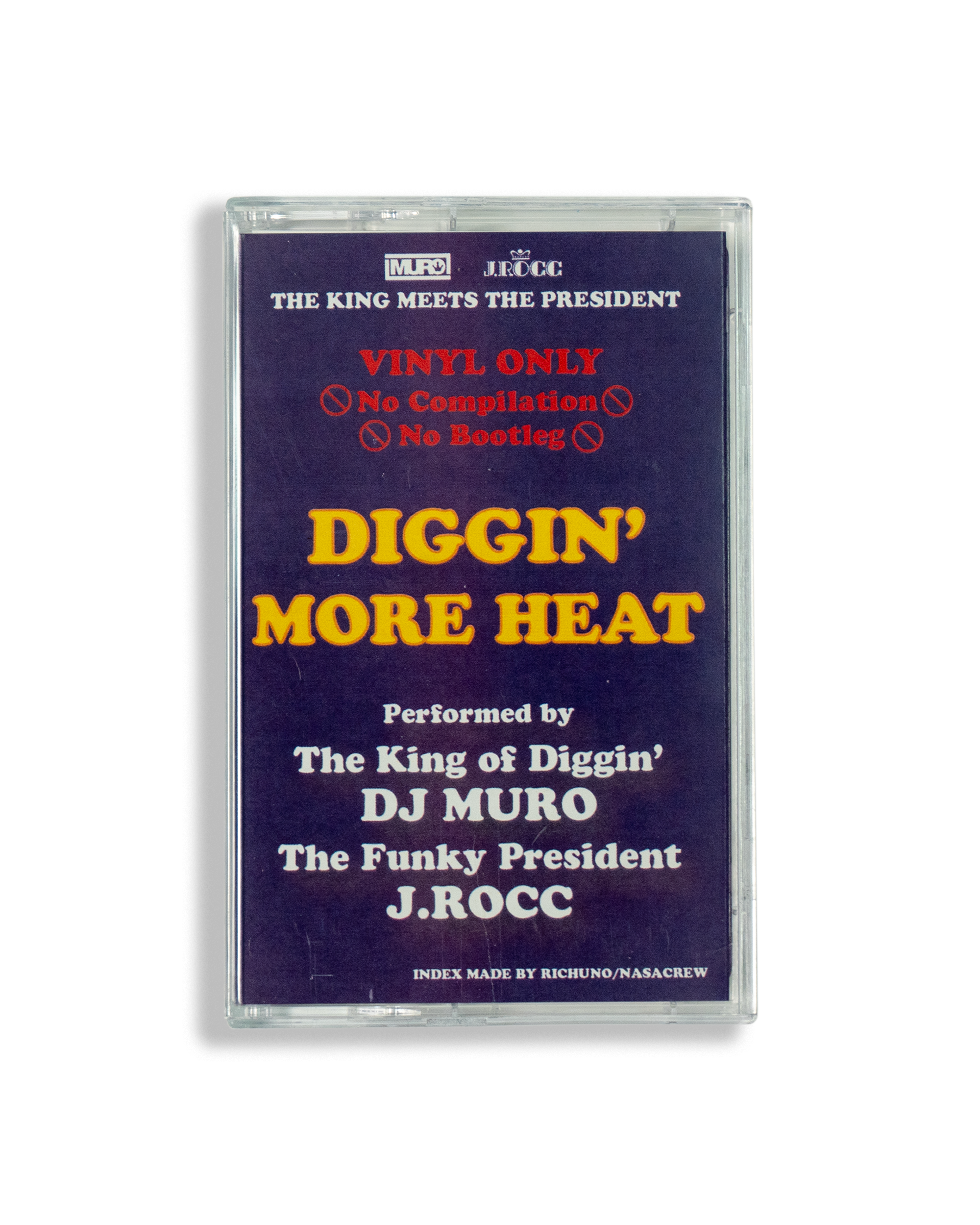 J. Rocc & Muro - Diggin' More Heat (Limited Edition Cassette J. Rocc & Muro - Diggin' More Heat (Limited Edition Cassette