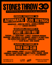 Stones Throw 30 Festival Tickets