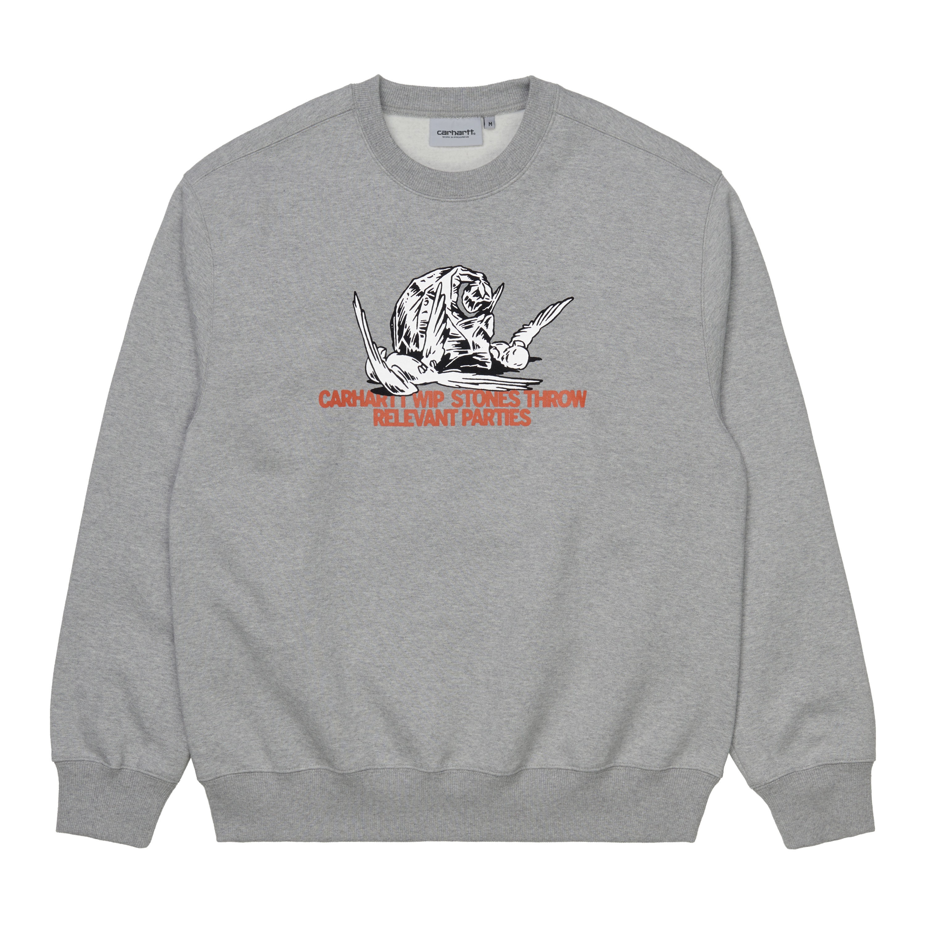 Carhartt x Relevant Parties Stones Throw Crewneck Sweatshirt Grey