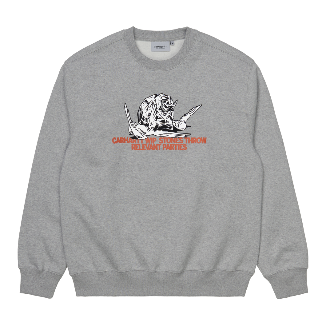Carhartt WIP x Stones Throw Sweatshirt (Grey)